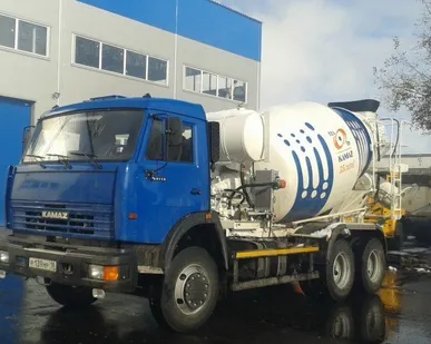 фото Автобетоносмеситель 7 куб, на базе шасси КАМАЗ 65115
