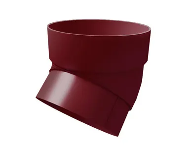 фото Колено трубы 45 град. ПВХ Grand Line бордо (RAL 3005)