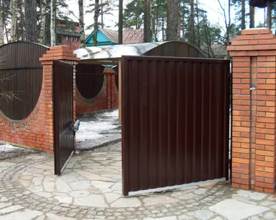 фото Бытовые ворота, распашные