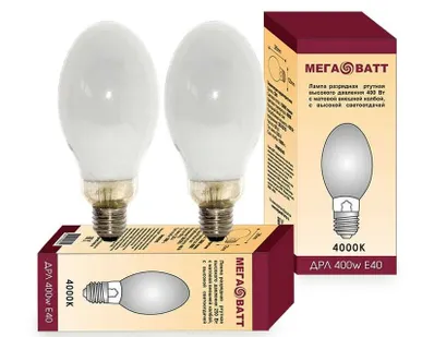 фото Лампа газоразрядная ртутная ДРЛ 400 E40 (15) МЕГАВАТТ 03021