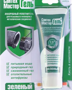 фото СантехмастерГель Зеленый, тюбик 60 г, блистер