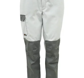 фото Женские летние брюки Brodeks KS 328, белый/серый