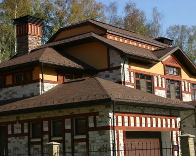 фото Гибкая черепица TEGOLA(Тегола) Стандарт, сосновая кора 3,5м2