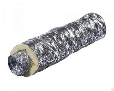фото Гибкие воздуховоды теплоизолированные ISO d203*10м