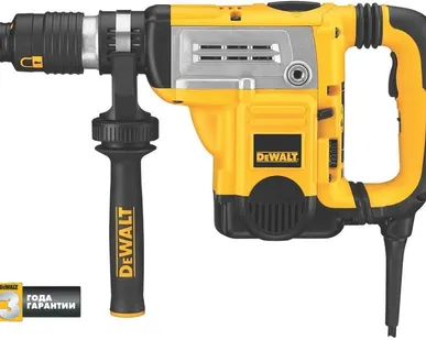 фото Перфоратор DeWalt D25602K / 1250 Вт, 12 Дж, SDS-Max, вертикальный, 2 режима