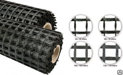 Фото №0 Геосетки XGrid PET-PVC AM 110S 1.95*30