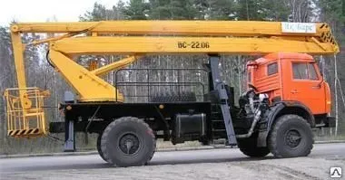 фото Автогидроподъемник ВС-22.06 Э.И. на КАМАЗ-4326 (4х4) (трехколен.) НОВАЯ