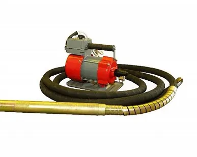 фото Глубинный вибратор для бетона TeaM ЭП-1400, вал 6 м., наконечник 51 мм. (комплект)