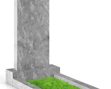 фото Памятник (без обработки торцов, с цветником) (1200х450х70) &quot;Мраморской&quot;