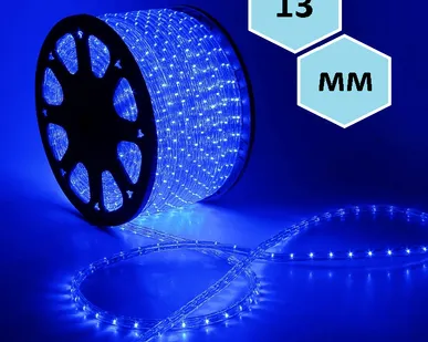 фото Дюралайт LED (PNL, 3W, 13mm, синий)