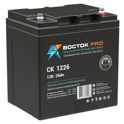 Фото №0 Аккумулятор Восток PRO CK-1226