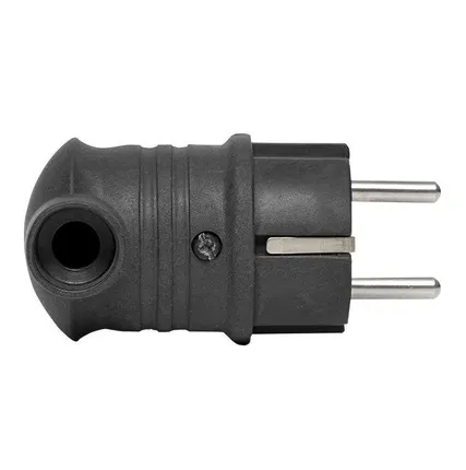 Фото №1 Вилка угловая 230В 2P+PE 16А IP44 каучук PROxima EKF RPS-017-16-230-44-r