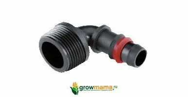 фото Г фитинг проходной наружная резьба (Г фитинг проходной 16 3/4" нар резьба EC021634)