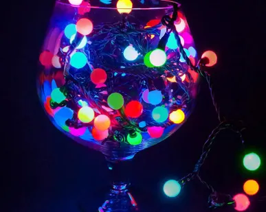 фото Гирлянда "LED ШАРИКИ" 20мх1.75 см 200LED 58Вт 220В IP44 мульти. NEON-NIGHT 303-509