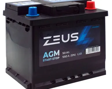 фото Аккумулятор ZEUS AGM 50 Ач о.п.