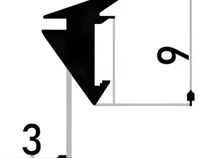 фото Уплотнитель ППУ110 для стекла 5 мм