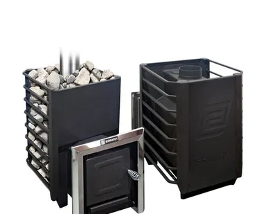 фото Дровяная печь для бани Ермак 16 Сетка - Классик