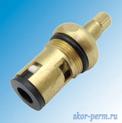 Фото №1 Кран-букса керамическая М18х1 шлица 8х20 угол 180° (Самара)