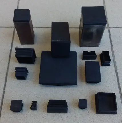 Фото №0 Заглушка пластиковая для трубы 80х40