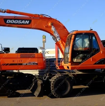 Фото №0 Аренда колесного экскаватора DOOSAN S180W-V, Рязань