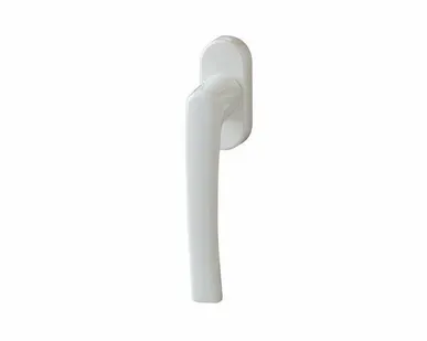 фото Ручка оконная Rotoline 35 мм, белая, 2 винта М5х45, без логотипа Roto