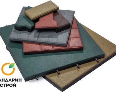 фото Резиновая плитка травмобезопасное покрытие