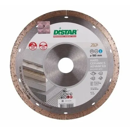 Фото №0 Диск алмазный Distar Hard ceramics 1A1R 180x1,4x8,5x25,4