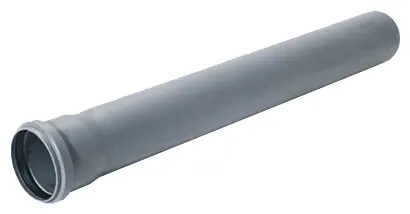 Фото №0 Канализационная труба Водполимер внутр. полипропиленовая 50x1.8x750 мм 750мм. светло-серый
