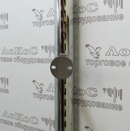 Фото №0 Крепление пристенное 100мм, хром