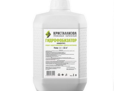 фото Кристаллизол Гидрофобизатор (концентрат 1:30), 1 л - на 155 м2
