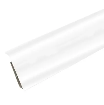 Фото №0 Плинтус Ideal Деконика 85 мм Белый 001