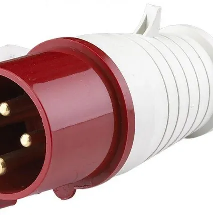 Фото №0 Вилка эл. каб. 32А 3P+E+N 380В тип. роз. 025 IP44 SchE 26006DEK