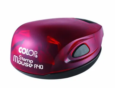 фото Печати-С COLOP Stamp Mouse R40 Оснастка для печати диам. 41,6 мм (Рубин, Синий)