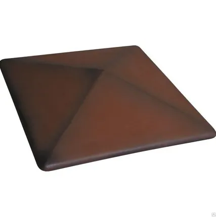 Фото №0 Оголовник столбика коричневый