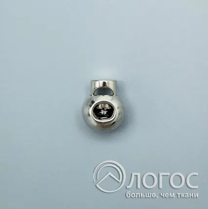 Фото №0 Фиксатор пласт. шар 15мм, никель