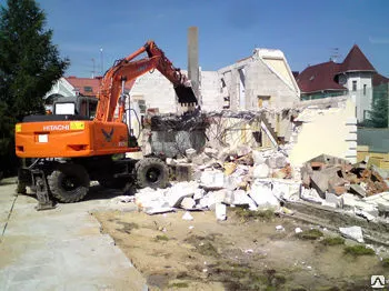 Фото №0 Работы по сносу зданий и сооружений