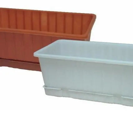 Фото №0 Ящик балкон. 8,5л с дренаж. решеткой (505х155х150мм) террак. А5420тр
