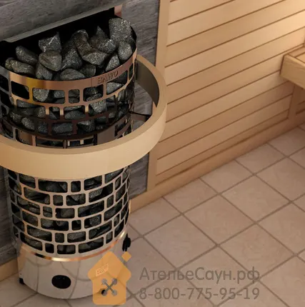 Фото №1 Печь для сауны Sawo Aries ARI3-90NB-WL-P (пристенная, со встроенным пультом)