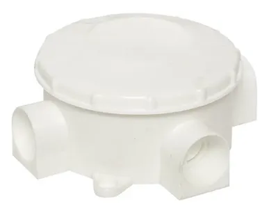 фото EKF Коробка распределительная КМР-040-040 трехрожковая белая (70х35) EKF PROxima