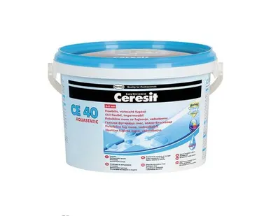 фото Затирка для швов Церезит CE-40/2 кг светло-коричневый эластичная водоотталкивающая