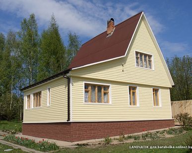 фото Облицовка фасада виниловым сайдингом