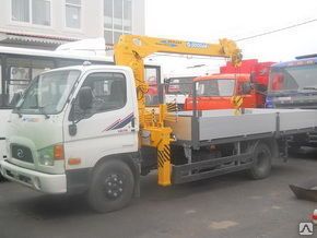 фото КМУ Hyundai HD-78 + КМУ Soosan SCS334 Std