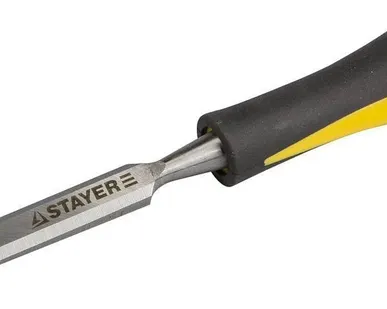 фото Стамеска с двухкомпонентной ручкой, 16мм, STAYER Profi 18205-16