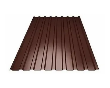 фото Профнастил 0,4 мм Н10.40 RAL 8017 шоколад
