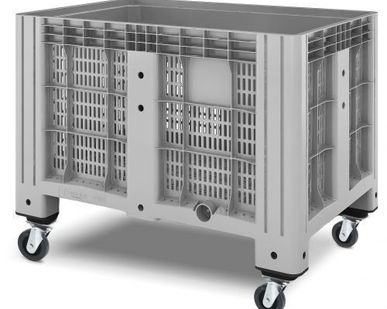 фото Перфорированный контейнер iBox на колесах