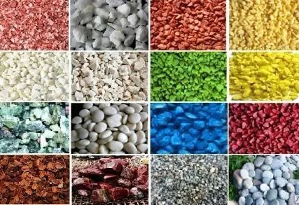 Фото №0 Мраморная крошка бело-кремовая фракция 5-10 мм в мешках 20 кг