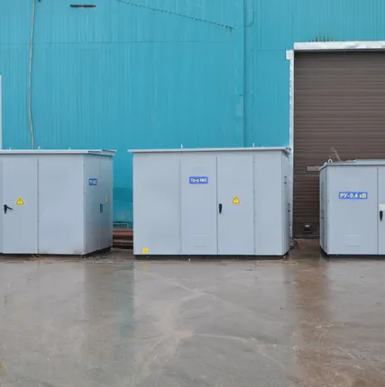 Фото №0 2 КТП-ТВ 250/10 (2КТП 250 кВА) двухтрансформаторные киосковые тупиковые комплектные подстанции с воздушным вводом городского типа