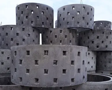 фото Кольцо стеновое железобетонное КС 20.9 Е-Европерфорированное