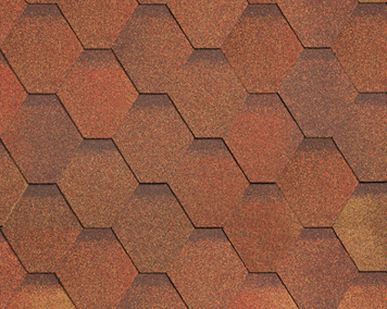 фото Однослойная гибкая черепица Shinglas Классик коллекция КАДРИЛЬ Яшма
