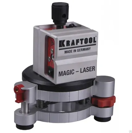Фото №0 Набор KRAFTOOL "PRO" MAGIC LASER: Нивелир лазерный, 5 предметов